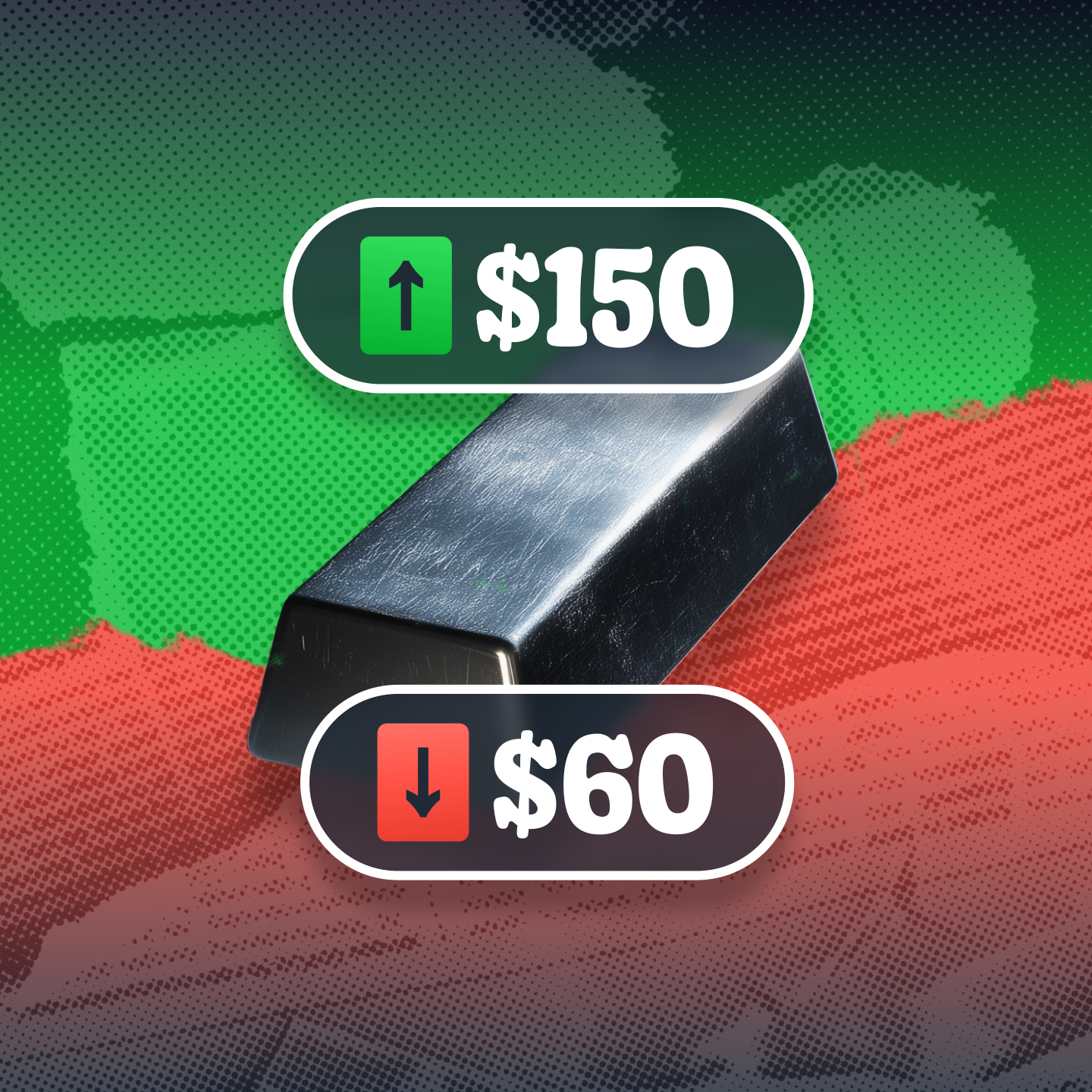 Will Silver hit $60 or $150 first by July?